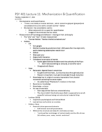 PSY 401 Week 6 Notes