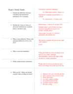 EXAM 2 STUDY GUIDE WITH ANSWERS