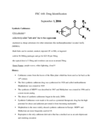 Synthetic Cathinones