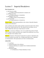 Lecture 5 Imperial Breakdown