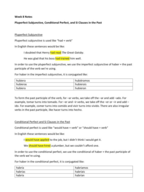 Intermediate Spanish 2 Week 8 Notes
