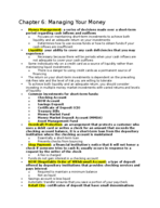 Finance: Chapter 6