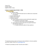English 1a Beginning Composition Week 2 Notes; Professor Ballard