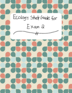 Ecology study guide
