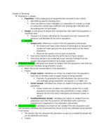 Methods and Designs