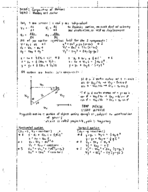 Physics 6A, Week 3 notes
