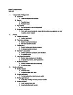 BIO121 Week 7 Lecture Notes