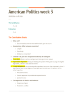 American politics wk 3