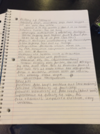 Chapter Two Class and Book Notes 