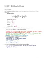 Microeconomics Exam 2 Study Guide