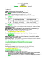 Chemistry Exam 3 Study Guide