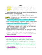 Health HHS 231 Chapter 7 about Nutrition