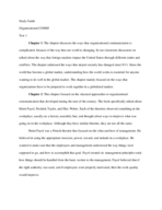 Study guide for the exam