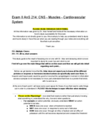 AnS 214 Exam II Study Guide 