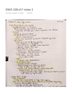 Environmental Science chapter 7