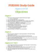 Chapters 4, 5, 6/7, 8, 12, & 13 