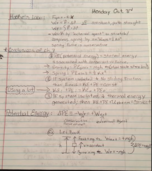Physics 1110, Week 7