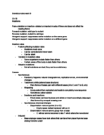 Genetics notes week 9