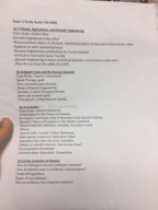 Biology, week 7 exam