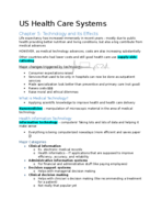 US Health Care Systems, Week 8