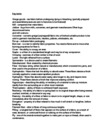 TEXTILE Principles TS122 , study sheet midterm 1