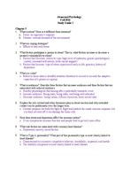 PSYC 3014 Exam 2 Study Guide
