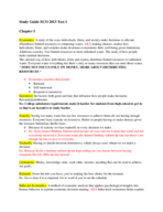ECO 2013 Study guide Test 1