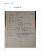 Week 7 (Lecture 13 & 14) PHYS212