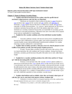 BOT 200 Dr. Meiers Exam 2 Study Guide