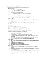 Intro to Sociology Exam 2 Study Guide