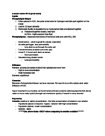 Lecture 10/12 - POST EXAM NOTES!