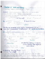 PHYSICS Chapter 6: Work and Energy