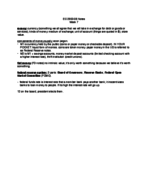 Econ Notes Week 7