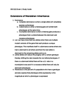 BSCI222 Exam 2 Study Guide