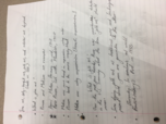 FA 150, class notes