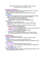 JOUR 2500 Midterm #2 Study Guide