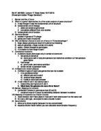 Bio 97 Lecture 17 10/17/2016