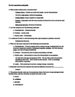 BiOB160 Study Guide Exam 2