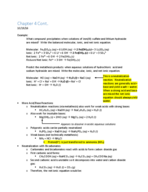 Intro Chemistry Chapter 4 Notes Week 8