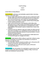 Social Psychology Notes Week 8