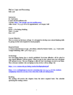 Syllabus