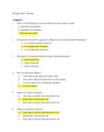 BIOL 1543, Exam 2 Study Guide