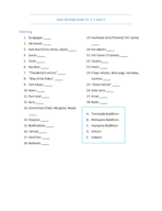 REL 101 Exam 2 Study Guide: Ch. 5,7, and 11