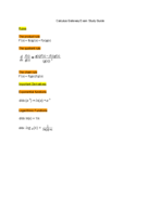 Study Guide for Gateway exam