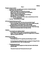 Introduction to Screenwriting, TFDP 66, Week 4