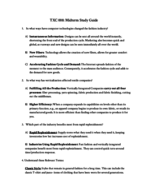 TXC 008: Midterm Study Guide