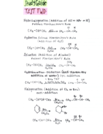 CHEM 2535 Organic Chemistry Test 2 Study Guide
