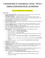 CJ 105: Exam #2 Review 10/26/16