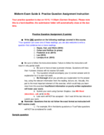 Study Guide