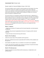 Government Test 2 Study Guide